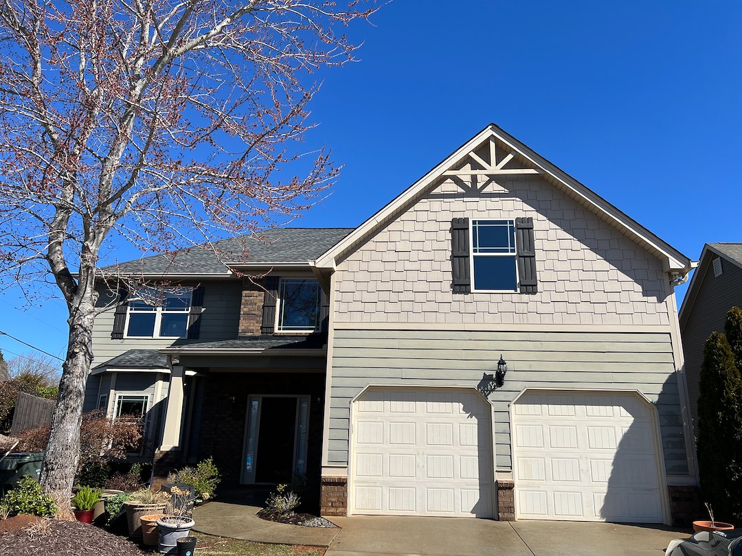 Exterior House Washing & Driveway Cleaning Project in Greer, SC Thumbnail